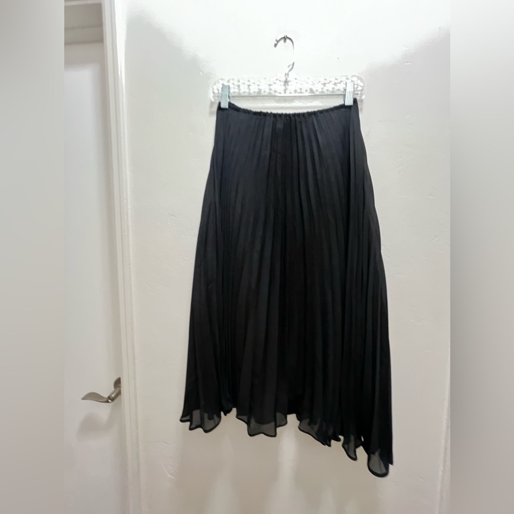 Dakota pleaded black maxi skirt size 0